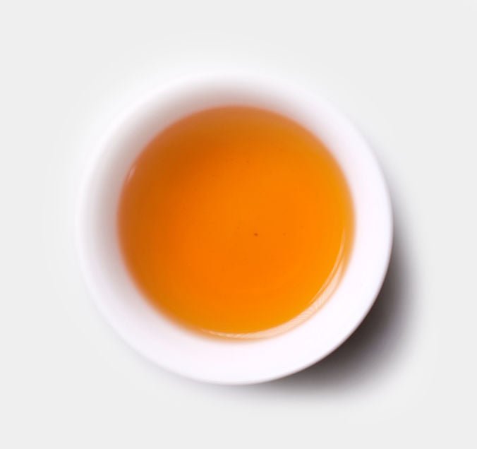 Tea soup of Handmade Bu Zhi Chun Wuyi Cliff Tea from Cha Zhi Ji