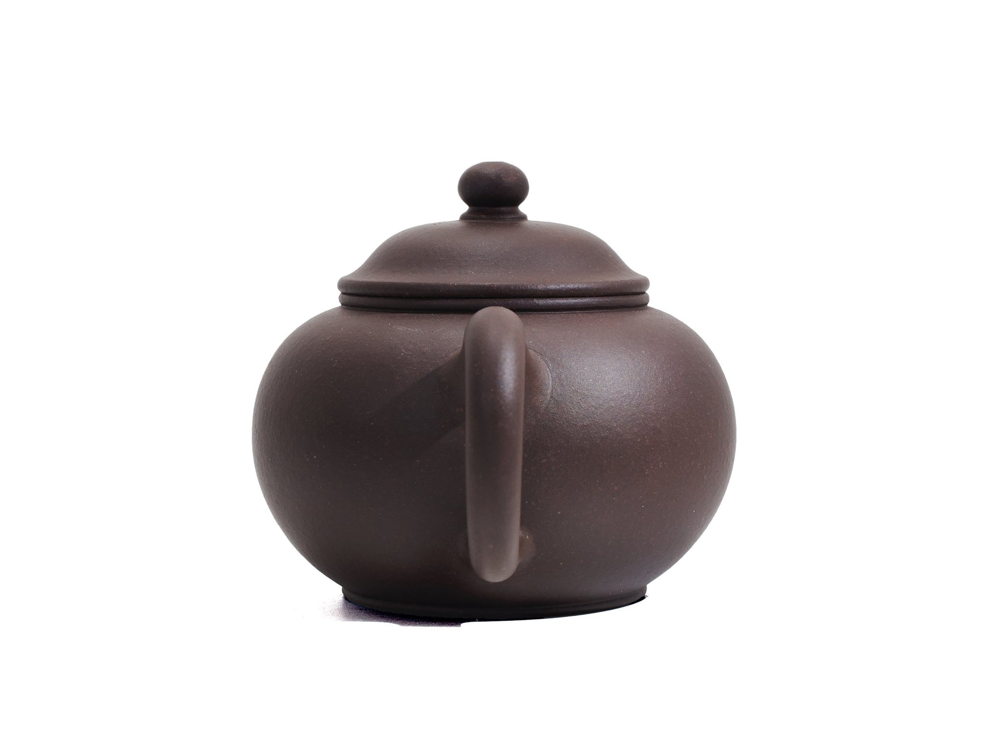 10-Cup Shui Ping Yixing Teapot – rear handle view
