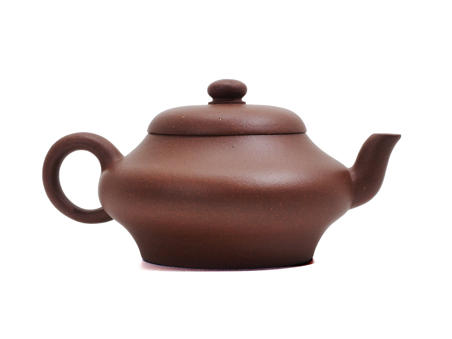 Biandeng 125ml teapot with ergonomic handle and classic drum shape