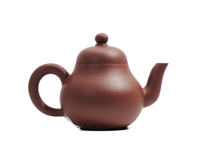 Hong Pi Long Si Ting Yixing Teapot 125ml handle side