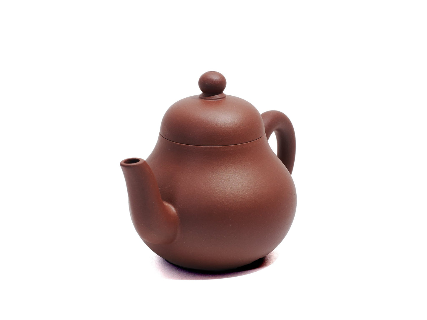 Hong Pi Long Si Ting Yixing Teapot 125ml side angle