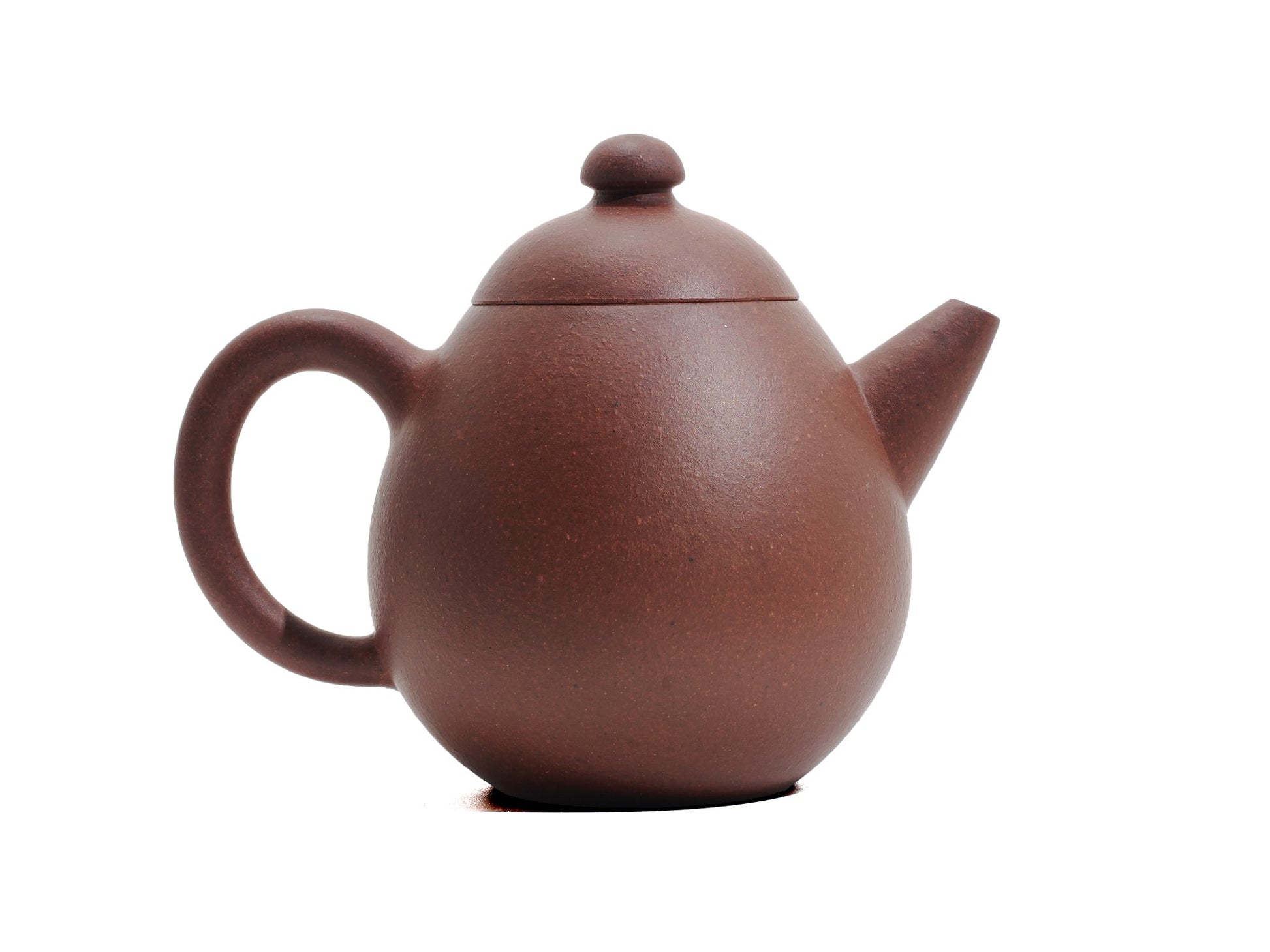 Left side profile of Long Dan teapot with large handle