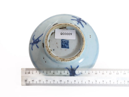 Qing Dynasty Teaboat - QC0009 base with size ruler - Cha Zhi Ji