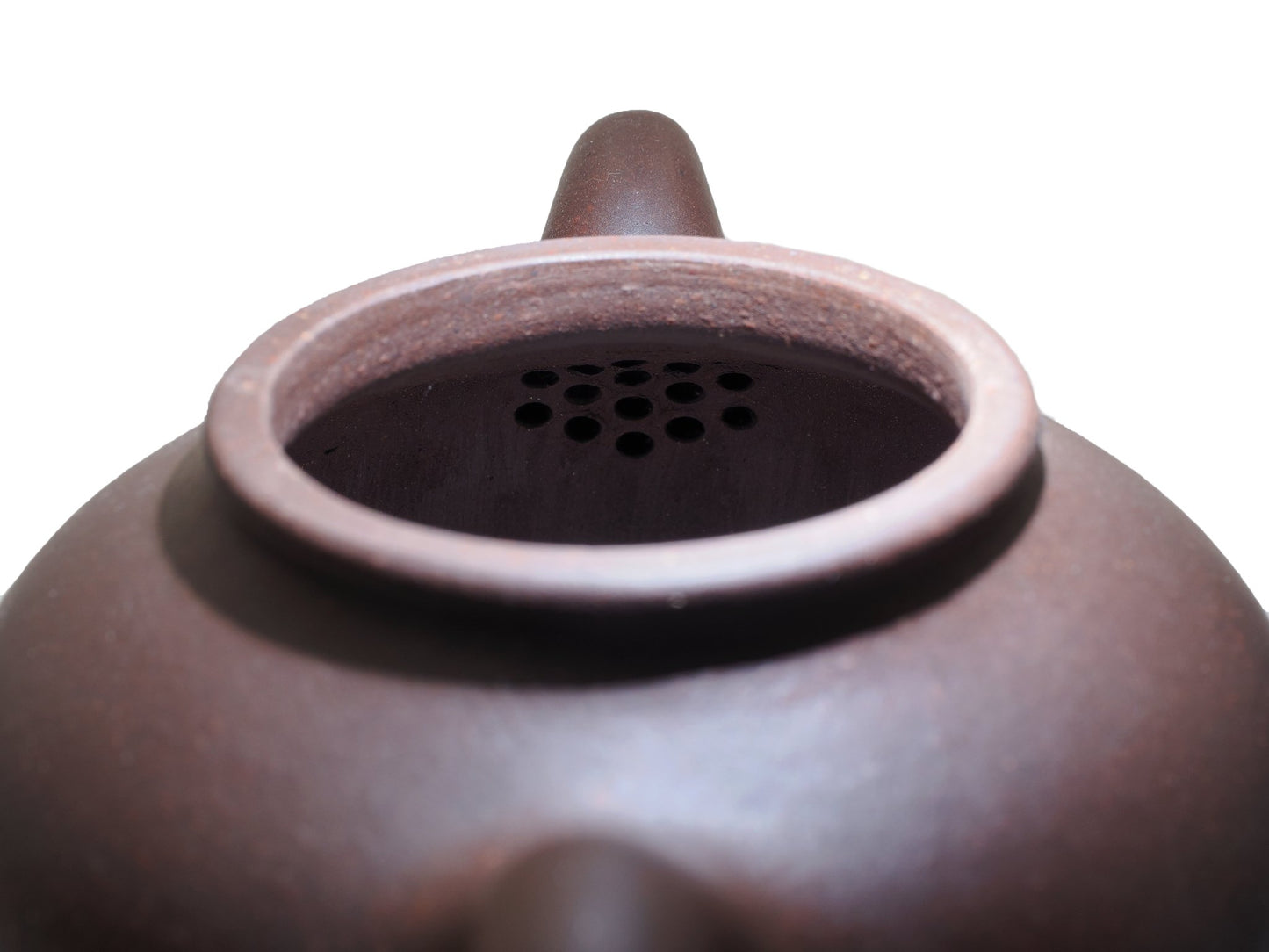 Interior multi-hole filter of Da Heng Duo Qiu Yixing teapot, 150ml Bronze-grade