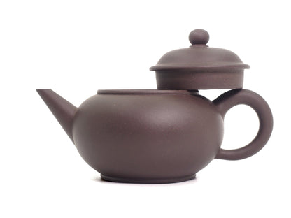 22 Cup Shui Ping Teapot with lid removed, showing handcrafted interior