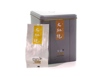 Packaging of 5-years aged Da Hong Pao tea from Cha Zhi Ji