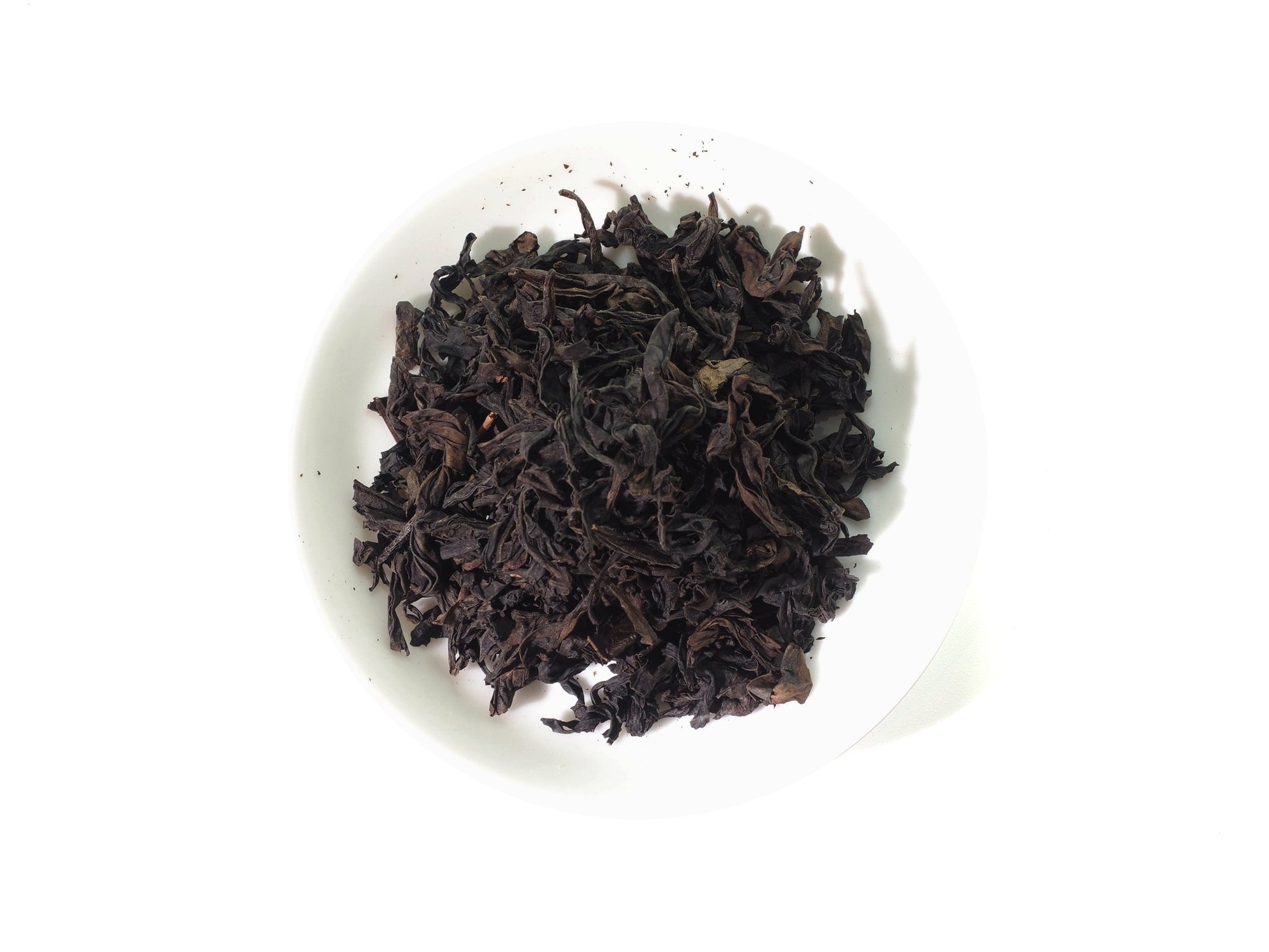 Loose leaves of 5-years aged Da Hong Pao tea from Cha Zhi Ji