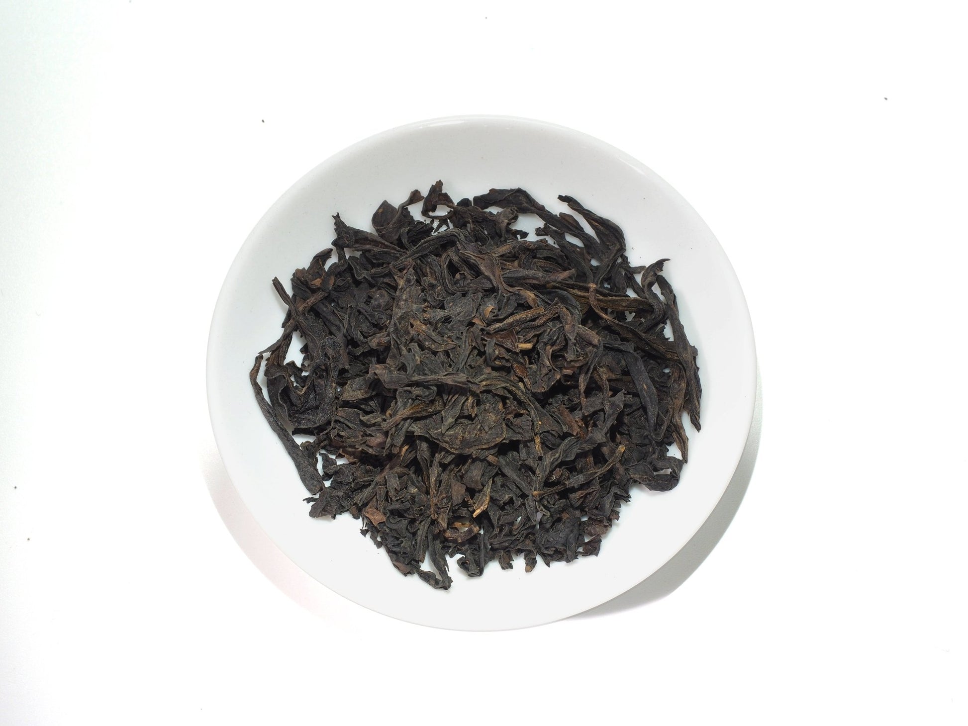 Loose leaves of 5-years aged Lao Cong Shui Xian tea from Cha Zhi Ji