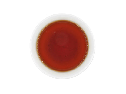 Tea soup of Certified Organic Jing Zhi Shou Pu-Erh tea from 2021 by Cha Zhi Ji