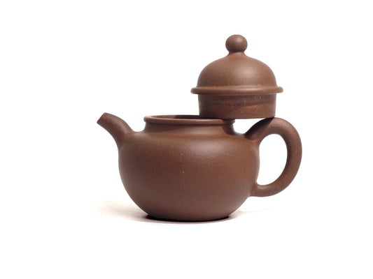 Duo Qiu Teapot with lid open