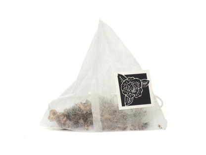 Premium whole green tea leaves in tea bags from Cha Zhi Ji