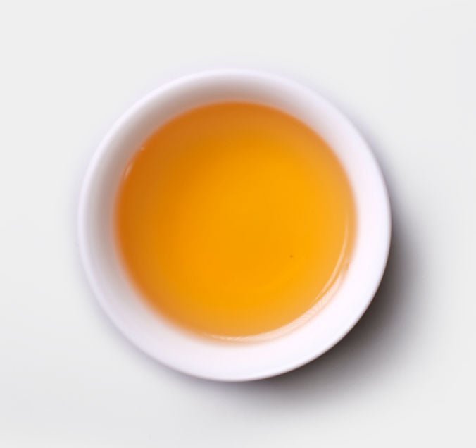 Tea soup of Half-Handmade Shui Xian Wuyi Cliff Tea from Cha Zhi Ji