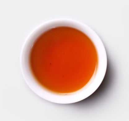 Tea soup of Handmade Bai Ji Guan Wuyi Cliff Tea from Cha Zhi Ji