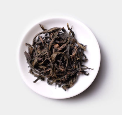 Loose leaves of Handmade Bai Rui Xiang Wuyi Cliff Tea from Cha Zhi Ji