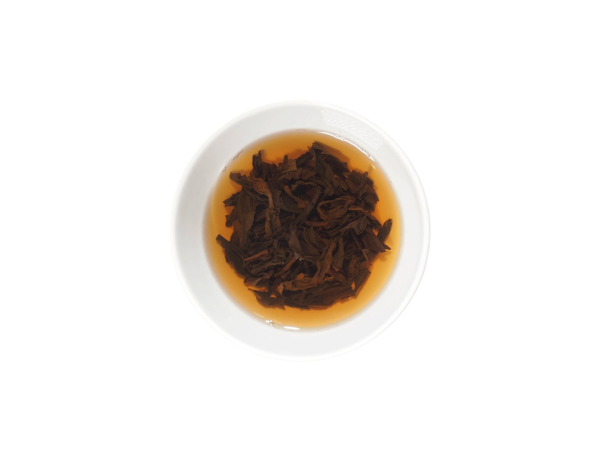 Brewed tea leaves of Handmade Bai Sui Xiang Wuyi Cliff Tea from Cha Zhi Ji