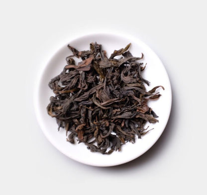 Loose leaves of Handmade "Hua Xiang" Rou Gui Wuyi Cliff Tea from Cha Zhi Ji