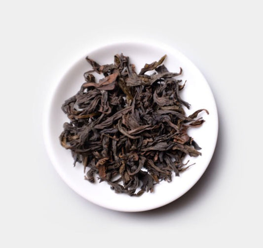 Loose leaves of Handmade "Hua Xiang" Rou Gui Wuyi Cliff Tea from Cha Zhi Ji
