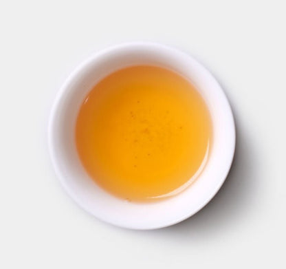 Tea soup of Handmade "Hua Xiang" Rou Gui Wuyi Cliff Tea from Cha Zhi Ji