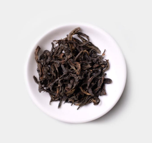 Loose leaves of Handmade Lao Cong Shui Xian Wuyi Cliff Tea from Cha Zhi Ji