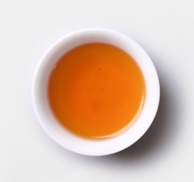 Tea soup of Handmade Shui Jin Gui Wuyi Cliff Tea from Cha Zhi Ji