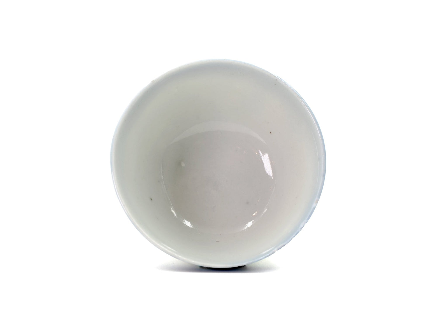 Top view of Late Qing Dynasty Blue Line Cup, First Grade, from Cha Zhi Ji