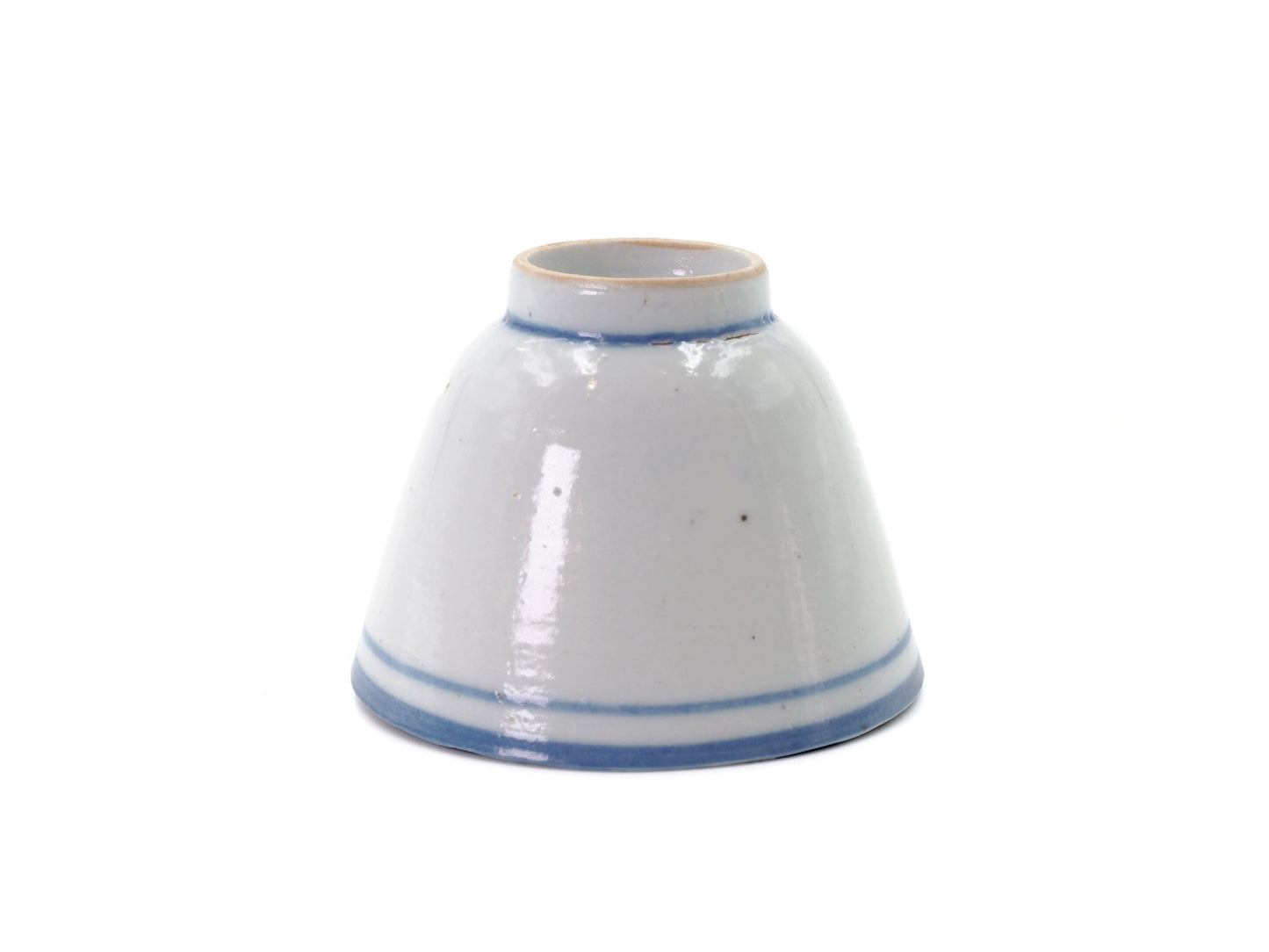 Bottom view of Late Qing Dynasty Blue Line Cup (Large) from Cha Zhi Ji