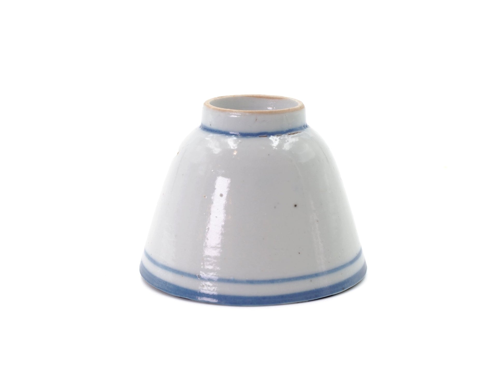 Bottom view of Late Qing Dynasty Blue Line Cup (Large) from Cha Zhi Ji