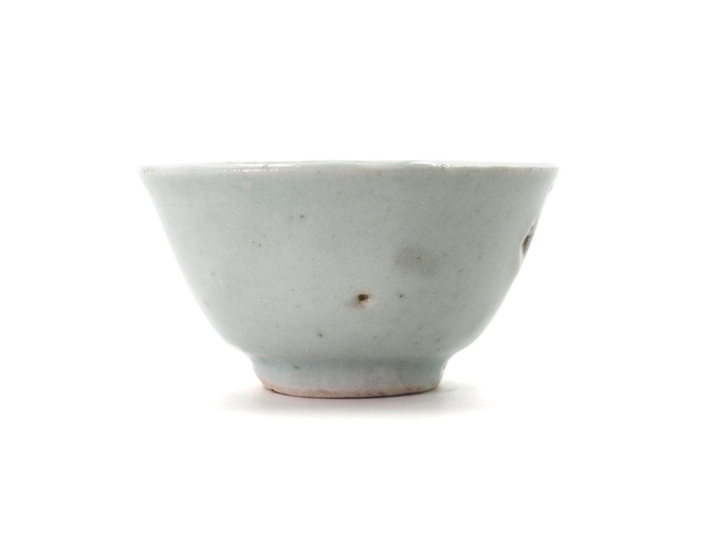 Front view of Mid-Qing Dynasty Celadon Cup from Cha Zhi Ji