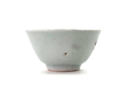 Front view of Mid-Qing Dynasty Celadon Cup from Cha Zhi Ji