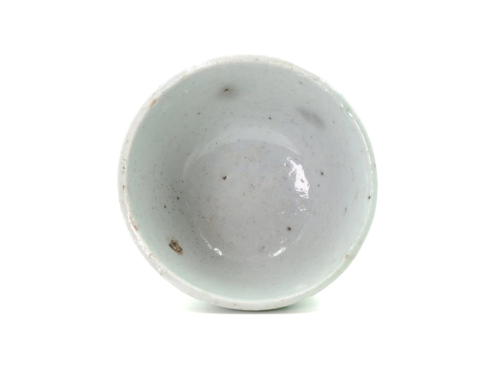 Top view of Mid-Qing Dynasty Celadon Cup from Cha Zhi Ji