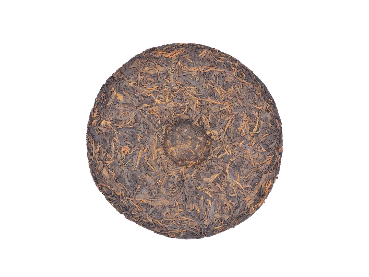 Whole tea cake of Zheng Ding Jia Zhai Sheng Pu-Erh tea from 2000 by Cha Zhi Ji